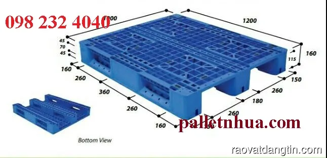 Cách chọn pallet nhựa đúng chuẩn cho từng loại hàng xuất khẩu