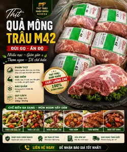 Giá sỉ thịt đùi gọ trâu nhập khẩu