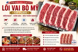 Lõi vai bò Mỹ nhập khẩu mềm ngon không ngấy