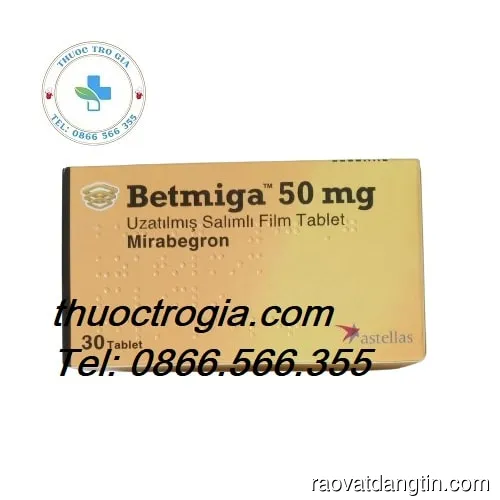 Thuốc Betmiga 50mg giãn cơ bàng quang