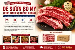 Dẻ Sườn Bò Mỹ Không Xương Chất Lượng Cao